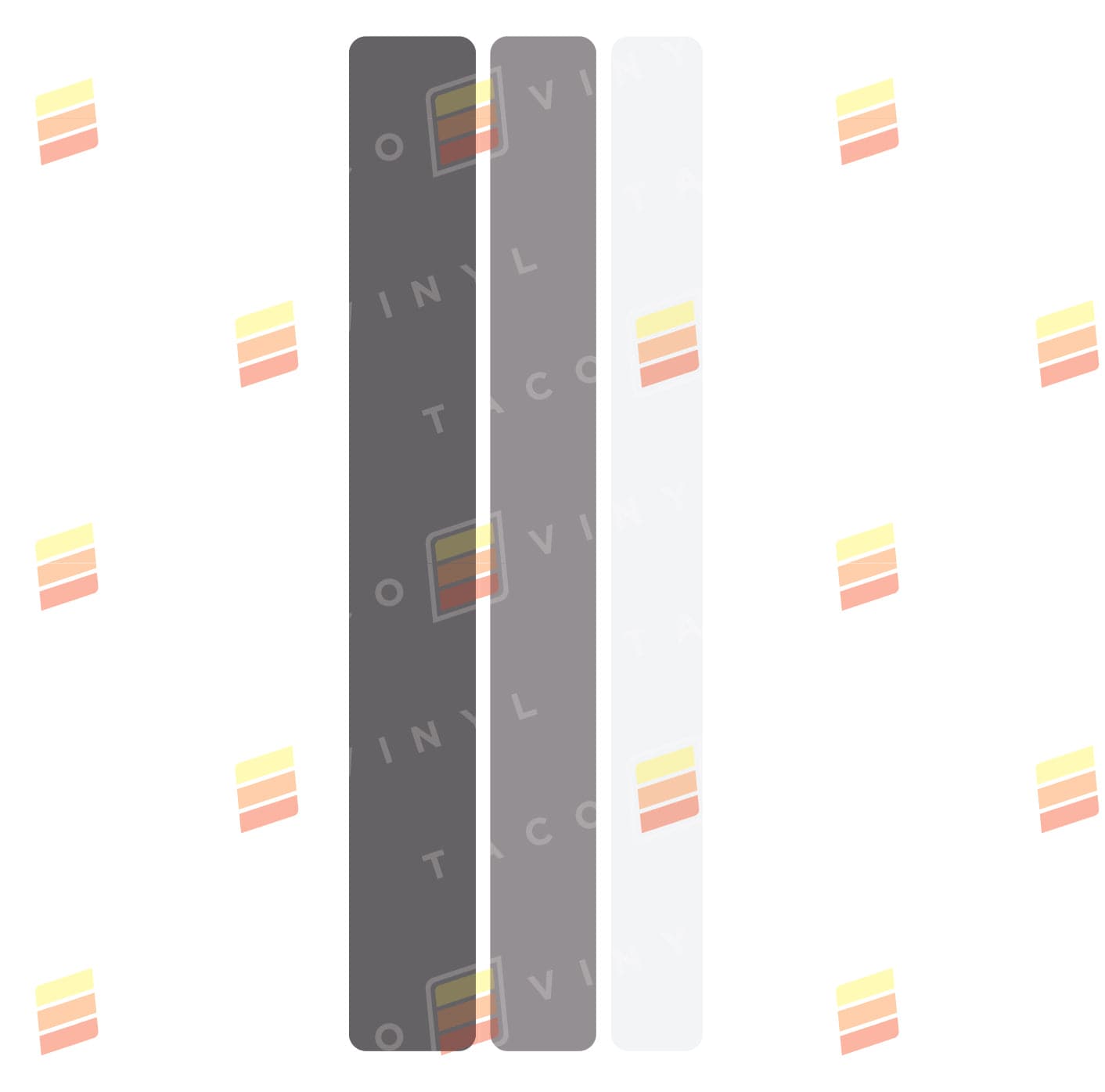 Taco Vinyl Vinyl Gray Scheme Medium Universal Stripes