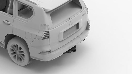 TEQ Customs Accessories 2010-2023 Lexus GX460 Rear Tow Hitch Receiver