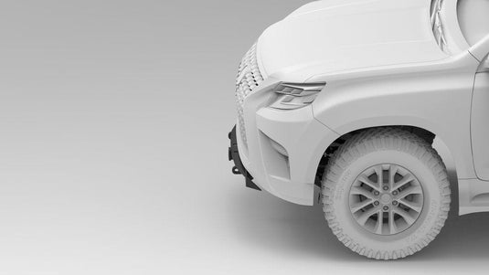 TEQ Customs Accessories 2014-2023  Lexus GX460 Front Tow Hitch Receiver Assembly