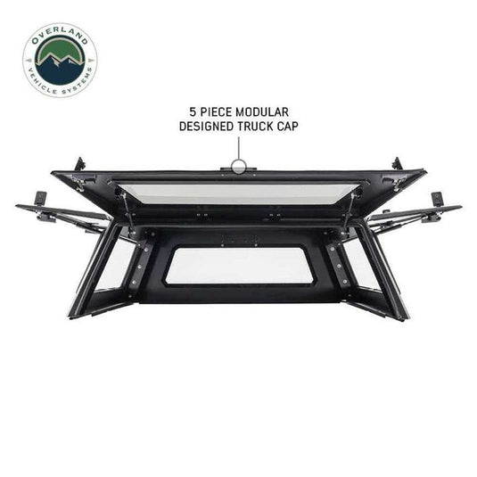 TEQ Customs Expedition Truck Cap W/Full Wing Doors, Front and Rear Windows and 3rd Brake Light 17-22 Ford F250/350 6.8 Foot Bed Overland Vehicle Systems