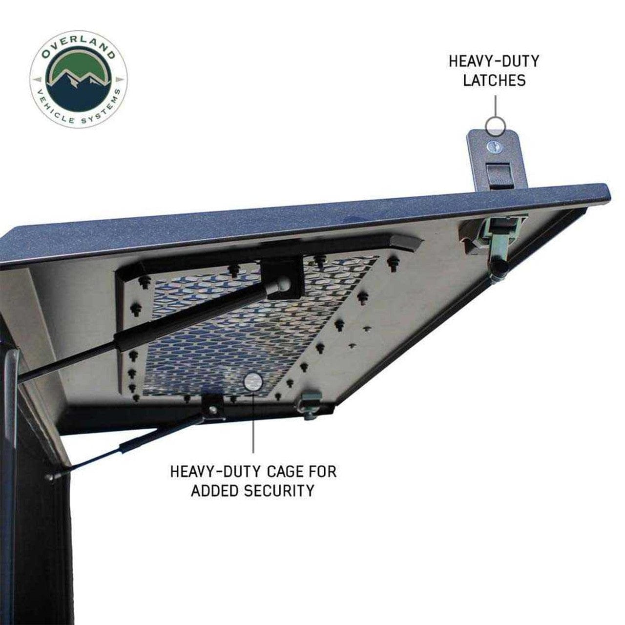 TEQ Customs Expedition Truck Cap W/Full Wing Doors, Front and Rear Windows and 3rd Brake Light 17-22 Ford F250/350 6.8 Foot Bed Overland Vehicle Systems