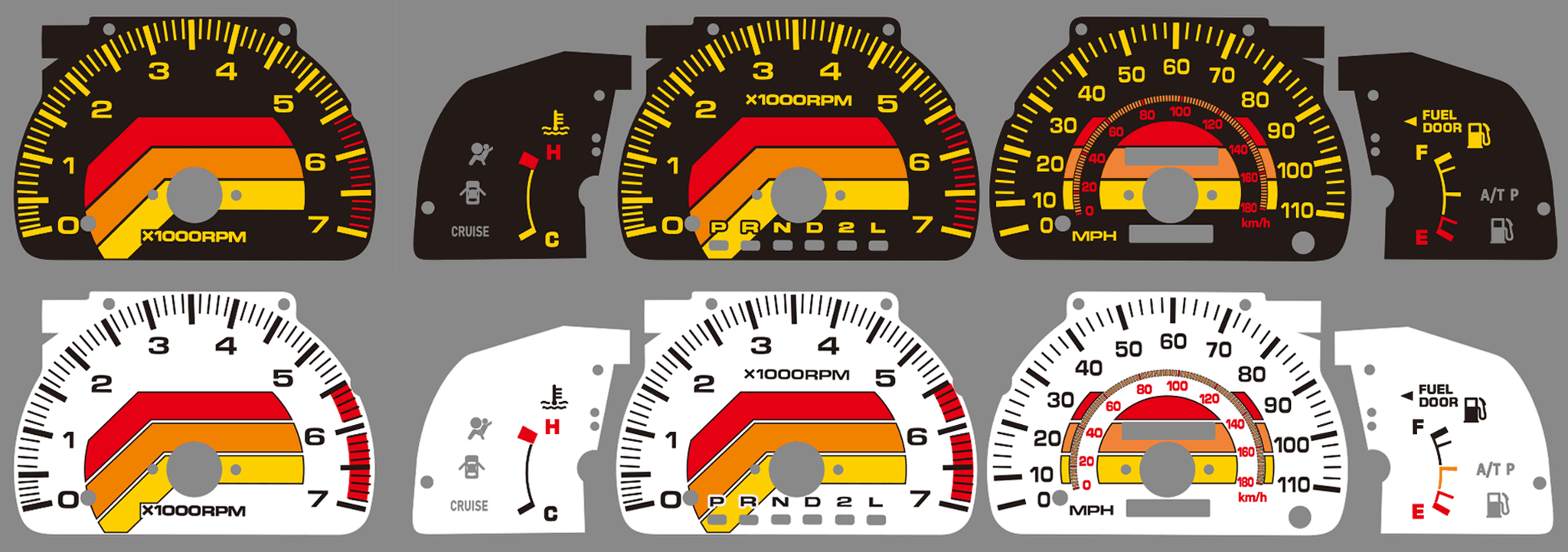 TEQ Customs Glow Gauges / 96-98 4Runner