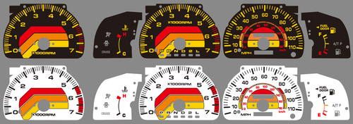 TEQ Customs Glow Gauges / 96-98 4Runner