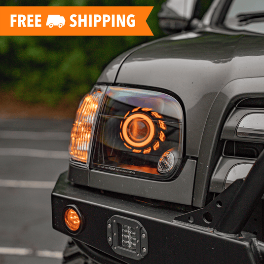 TEQ Customs Headlights 00-06 1st Gen Tundra Turbine Edition Headlights