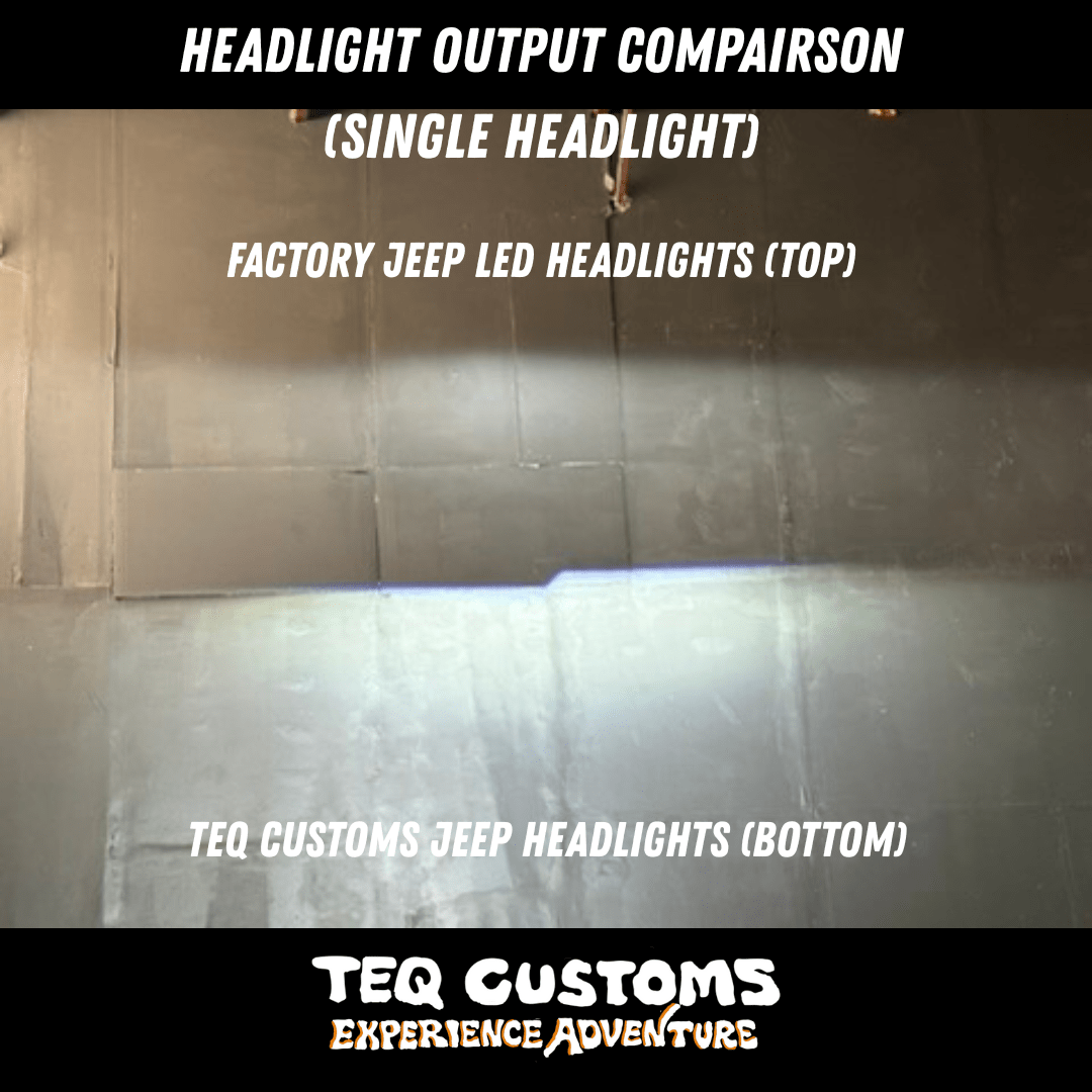 TEQ Customs Headlights Turbine Edition Headlights / 2017-2026 Jeep Wrangler JL + 2020-2026 Gladiator JT