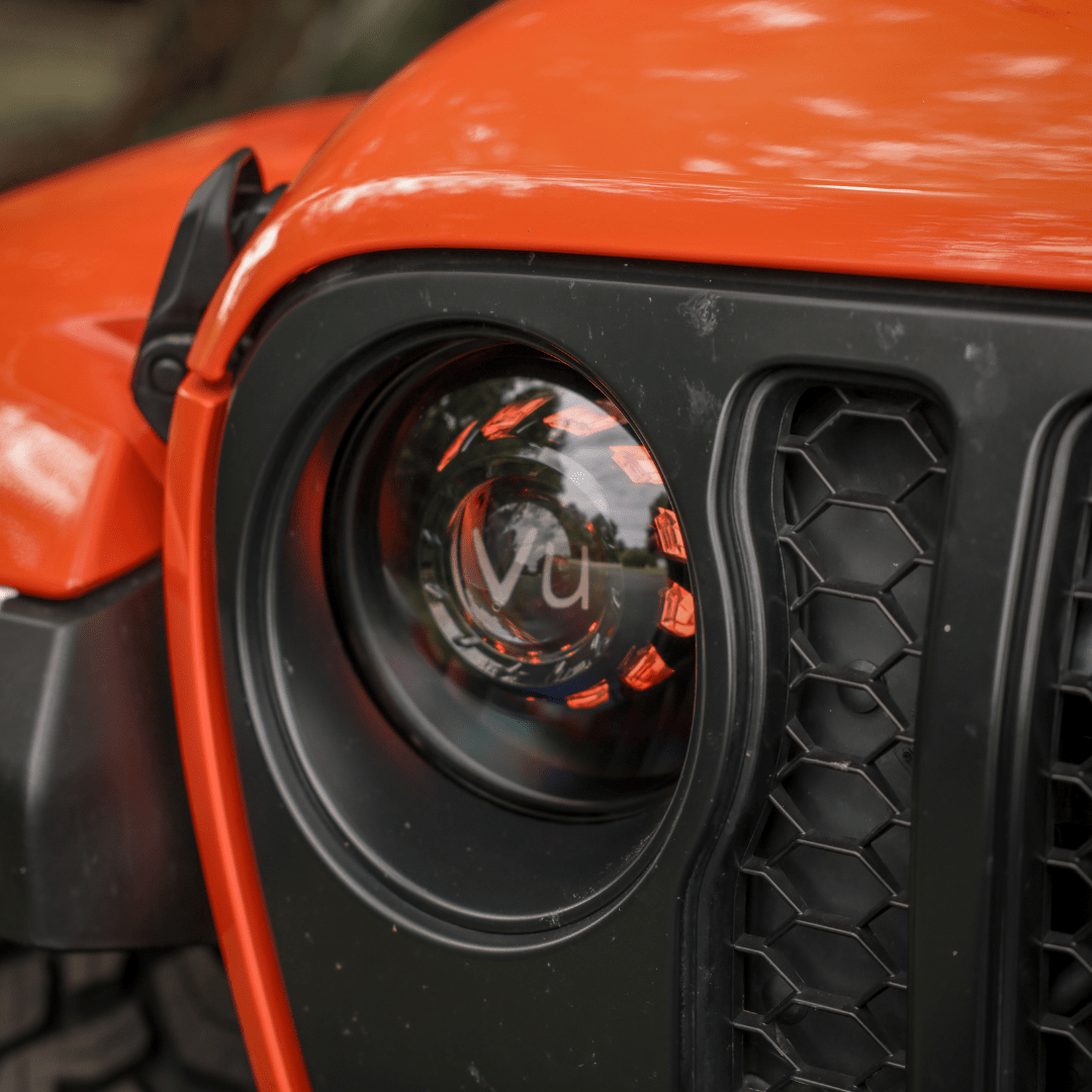 TEQ Customs Headlights Turbine Edition Headlights / 2017-2026 Jeep Wrangler JL + 2020-2026 Gladiator JT