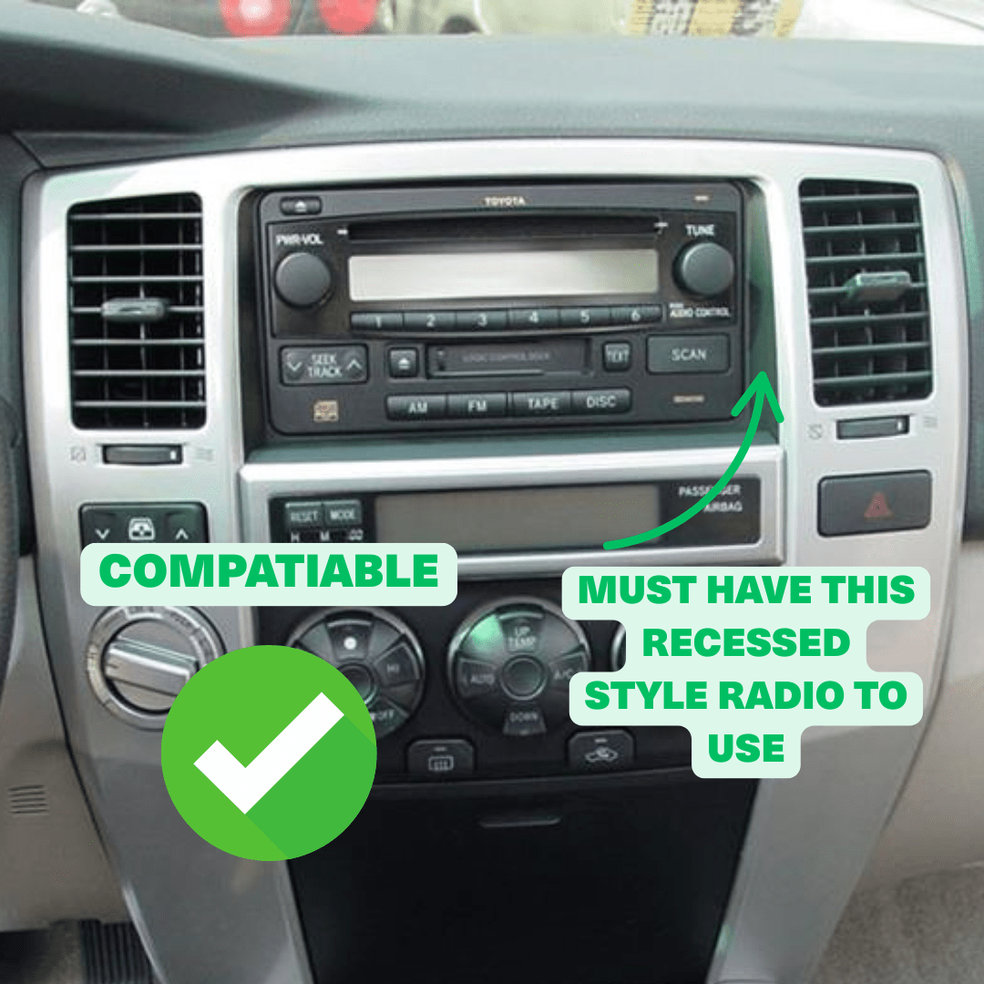 TEQ Customs Interior 2003-2009 4Runner Dash Accessory Mount (DAM) / Phone Mount