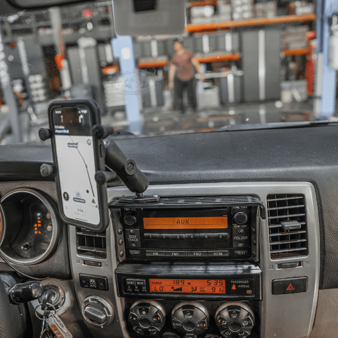 TEQ Customs Interior 2003-2009 4Runner Dash Accessory Mount (DAM) / Phone Mount