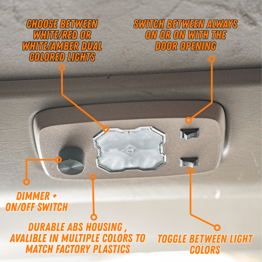 TEQ Customs Interior Accessories Ultimate Dual Color Cargo Light Upgrade / 1996-2002 3rd Gen 4Runner