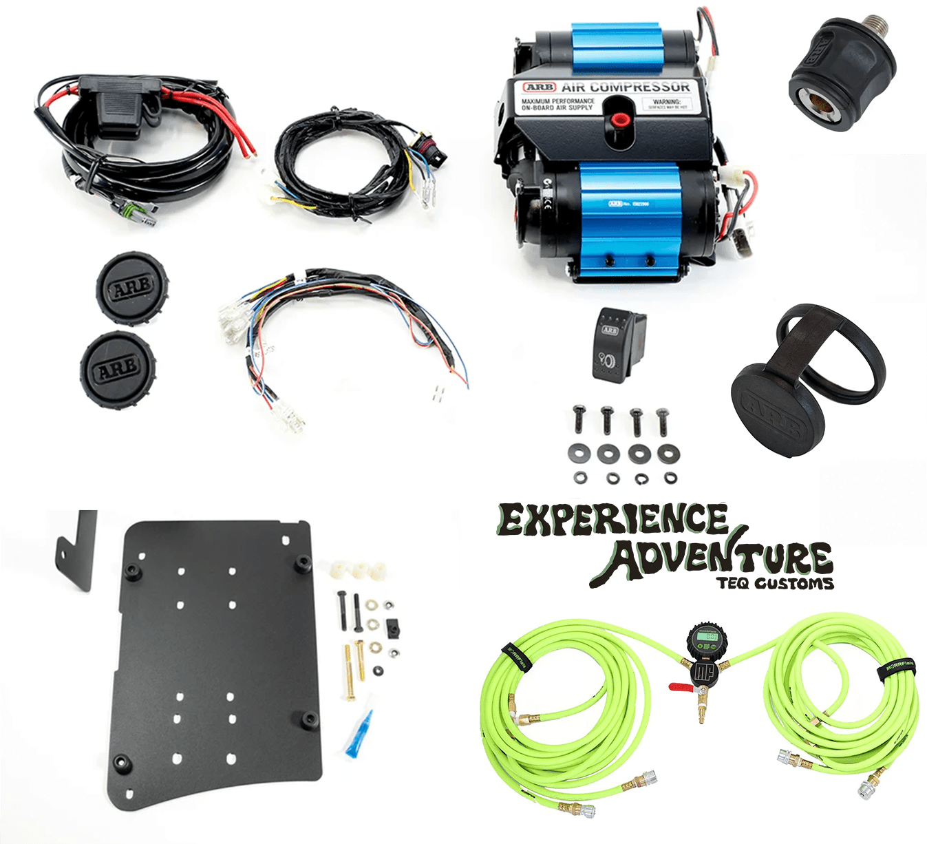 TEQ Customs LLC Bundle ARB Compressor + Accessories Package / 05+ Tacoma