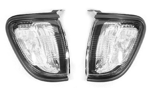 TEQ Customs LLC Corner Lights Clear Lens (Black Trim) Corner Lights / 01-04 Tacoma