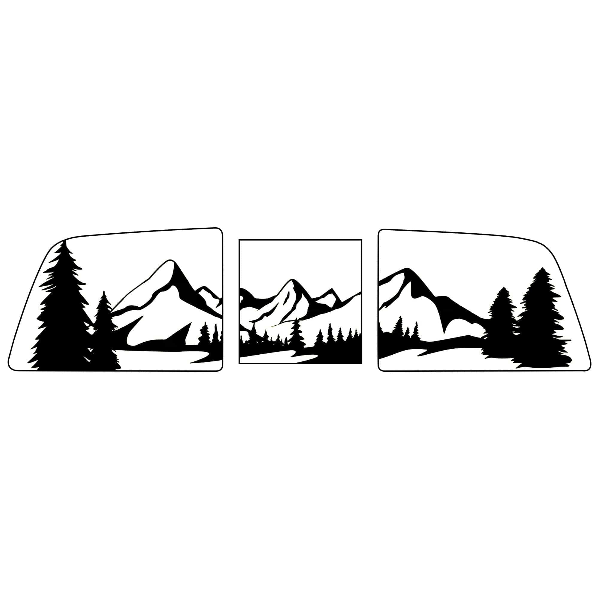 TEQ Customs LLC Decals Back Window Decals / 16-21 Tacoma / TEQ Customs