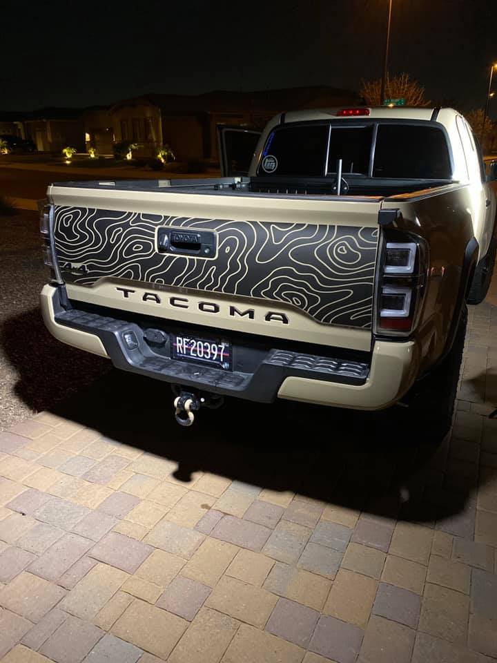 TEQ Customs LLC Decals Tailgate Decals / 16-23 Tacoma / TEQ Customs