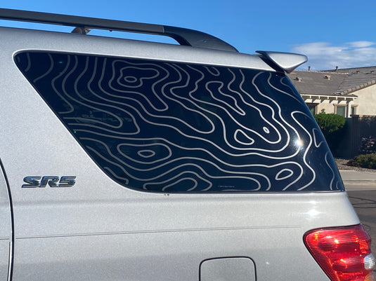 TEQ Customs LLC Decals Topographic Side Window Decals / 1st Gen Sequoia (01-07) / TEQ Customs