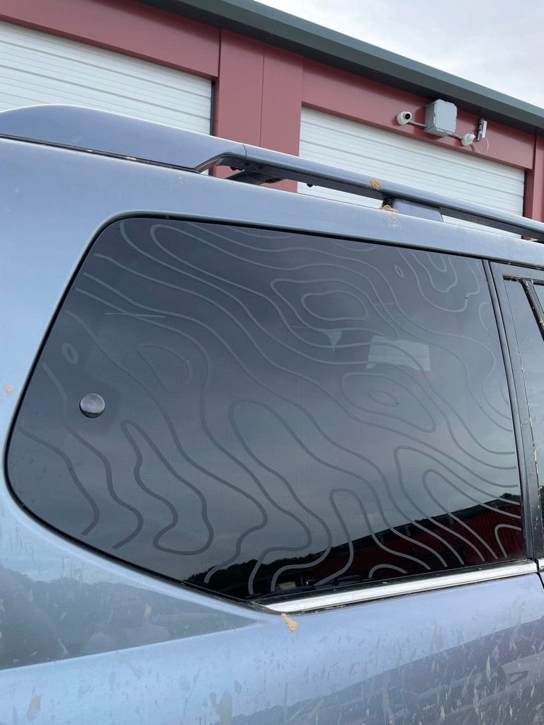 TEQ Customs LLC Decals Topographic Window Decals / 03-09 Gx470 / TEQ Customs