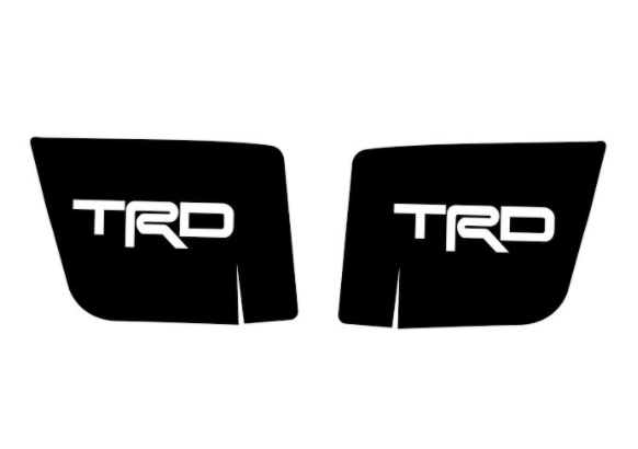 TEQ Customs LLC Decals TRD Amber Delete Headlight Overlays / 14-24 4Runner / TEQ Customs