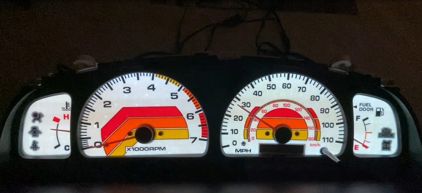 TEQ Customs LLC Glow Gauges / 99-02 4Runner