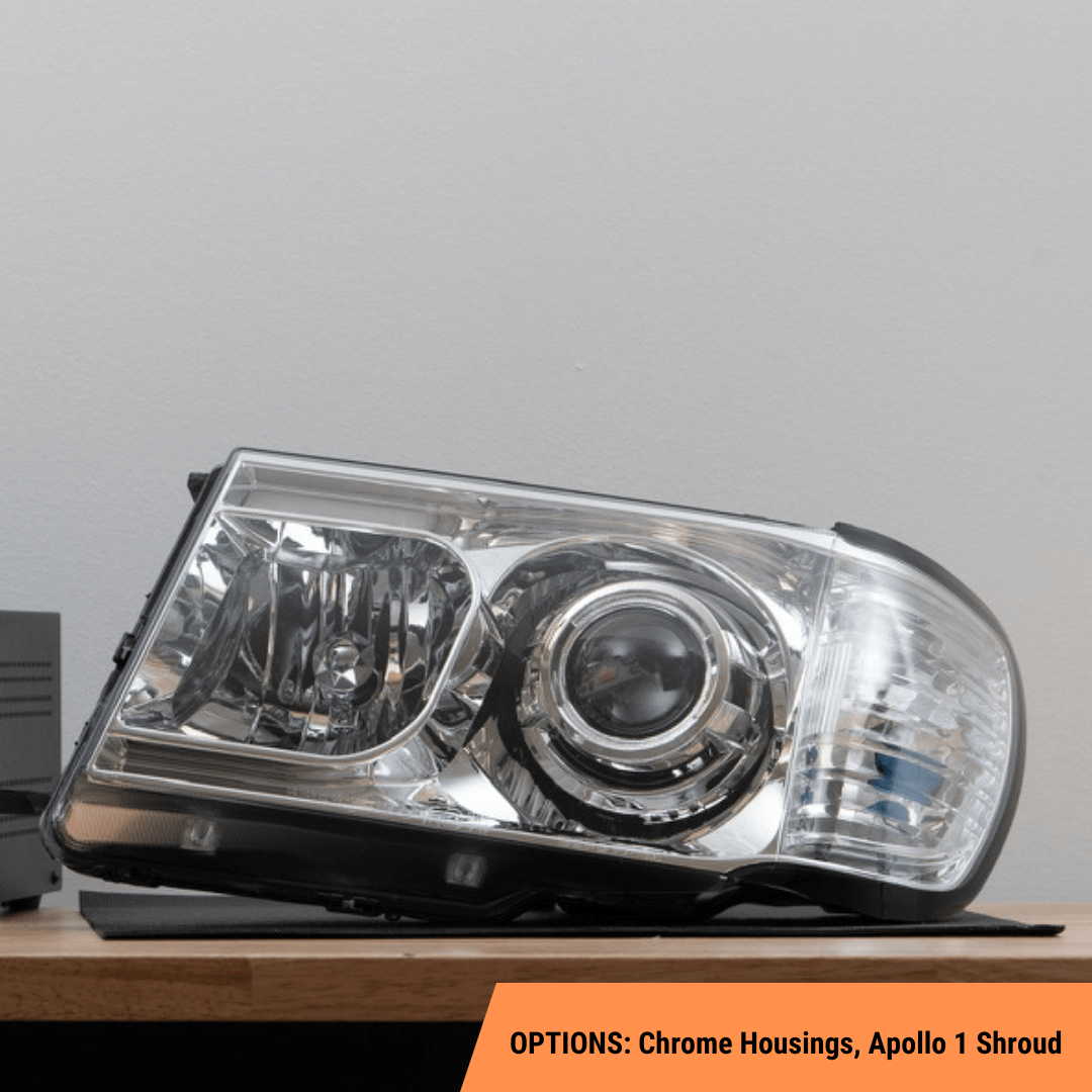 TEQ Customs LLC Headlights 100 Series Land Cruiser Custom Headlights (98-07)