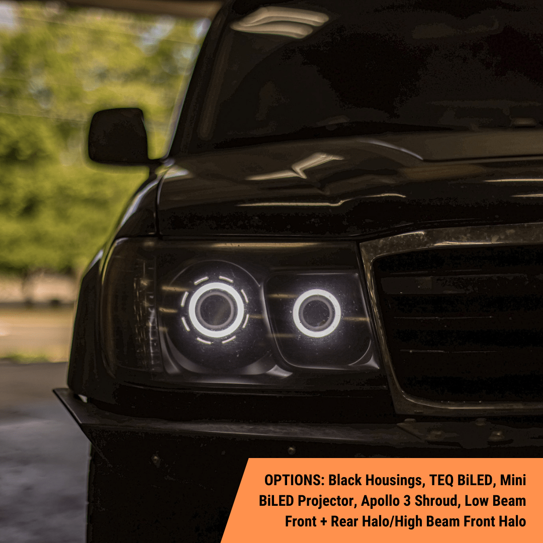 TEQ Customs LLC Headlights 100 Series Land Cruiser Custom Headlights (98-07)