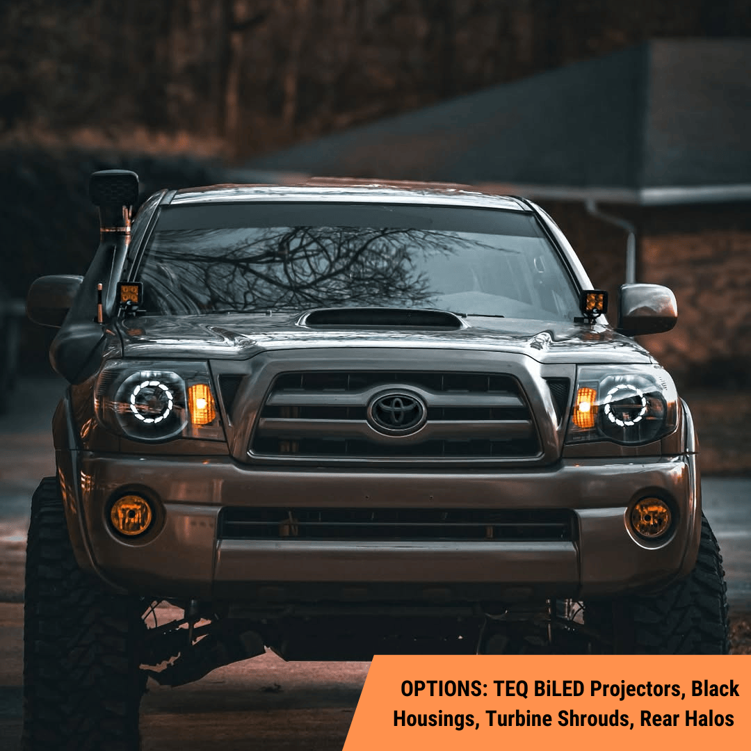 TEQ Customs LLC Headlights 12-15 Tacoma Turbine Edition Headlights