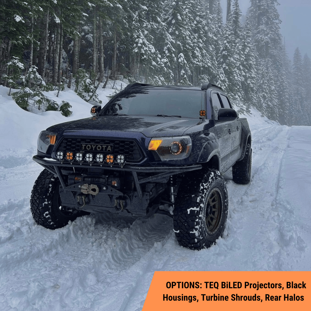 TEQ Customs LLC Headlights 12-15 Tacoma Turbine Edition Headlights