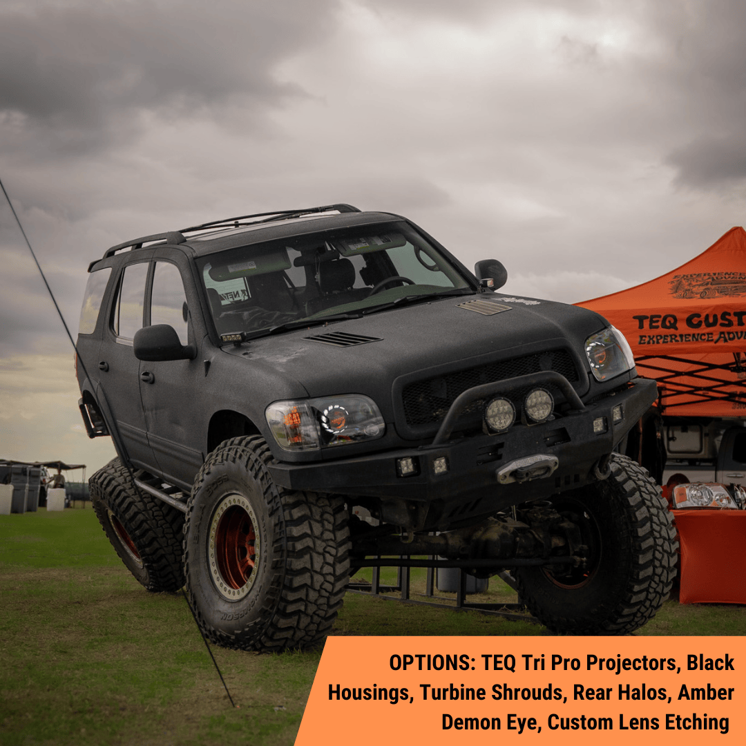 TEQ Customs LLC Headlights 1st Gen Sequoia Custom Projector Headlights (2001-2007)