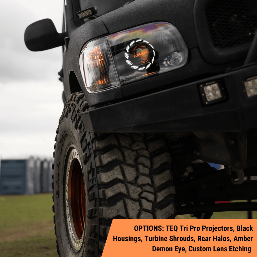 TEQ Customs LLC Headlights 1st Gen Sequoia Custom Projector Headlights (2001-2007)