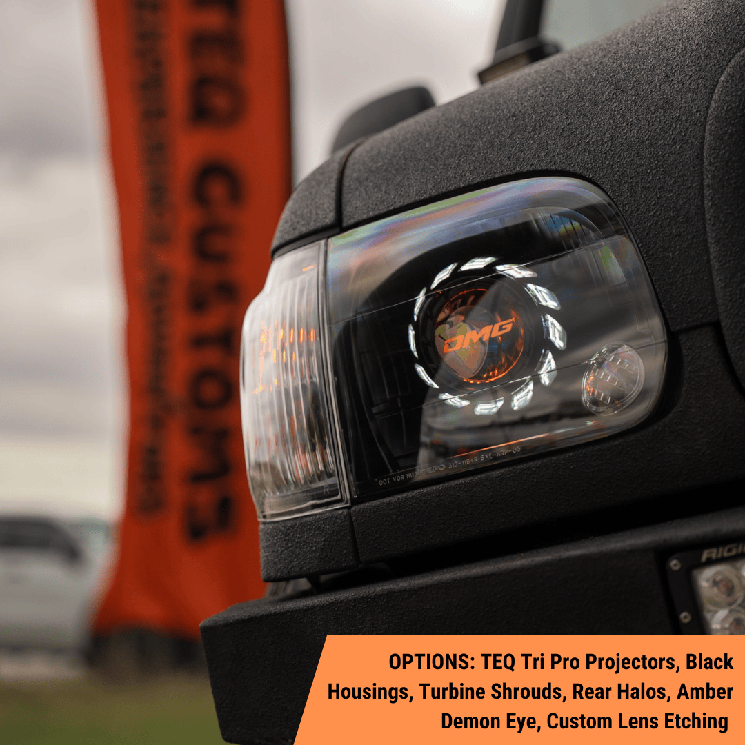 TEQ Customs LLC Headlights 1st Gen Sequoia Custom Projector Headlights (2001-2007)