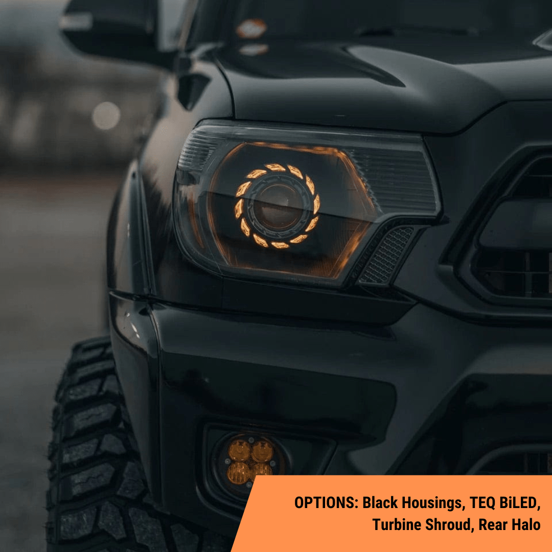 TEQ Customs LLC Headlights 2nd Gen Tacoma Custom Headlights (12-15)