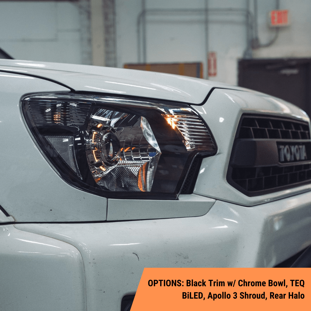 TEQ Customs LLC Headlights 2nd Gen Tacoma Custom Headlights (12-15)