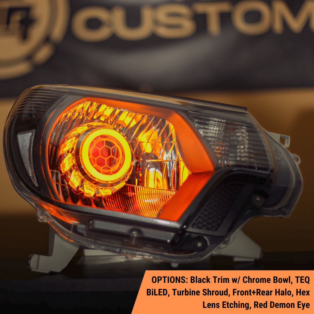 TEQ Customs LLC Headlights 2nd Gen Tacoma Custom Headlights (12-15)