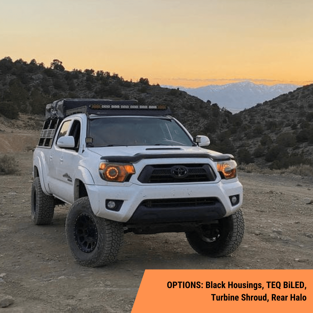 TEQ Customs LLC Headlights 2nd Gen Tacoma Custom Headlights (12-15)