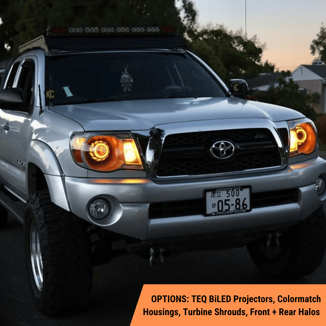 TEQ Customs LLC Headlights 2nd Gen Tacoma Custom Headlights (2005-2011)
