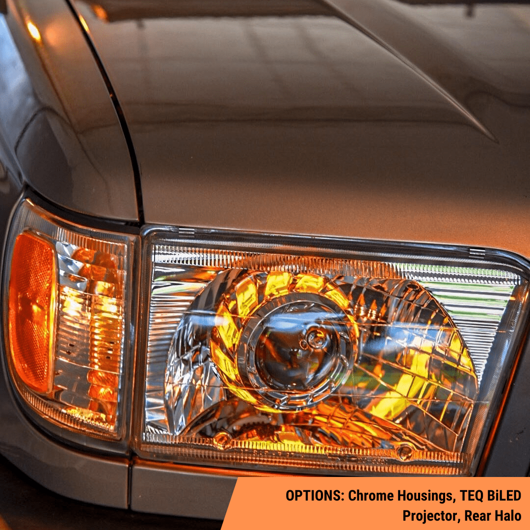 TEQ Customs LLC Headlights 96-02 4Runner Turbine Edition Headlights