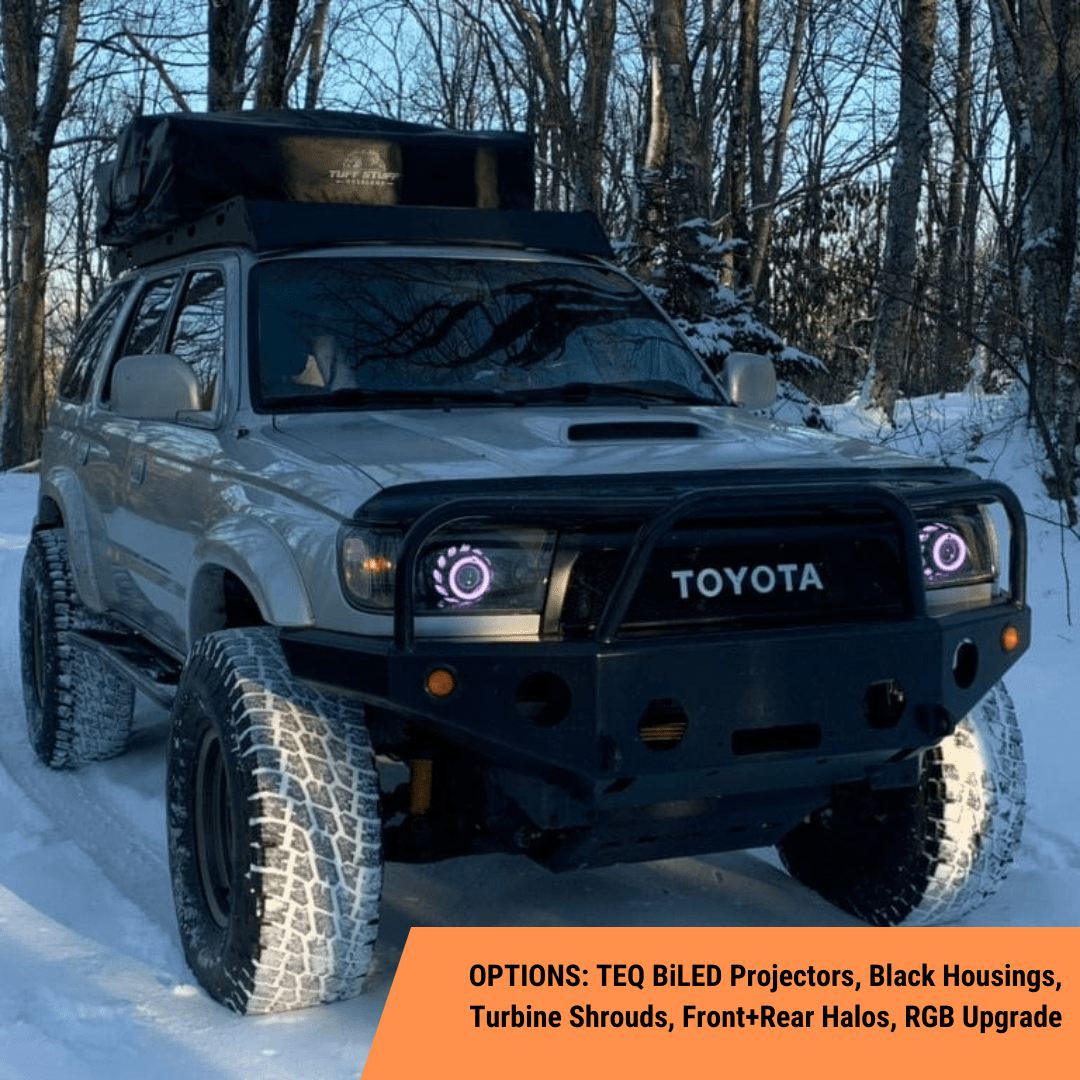 TEQ Customs LLC Headlights 96-02 4Runner Turbine Edition Headlights