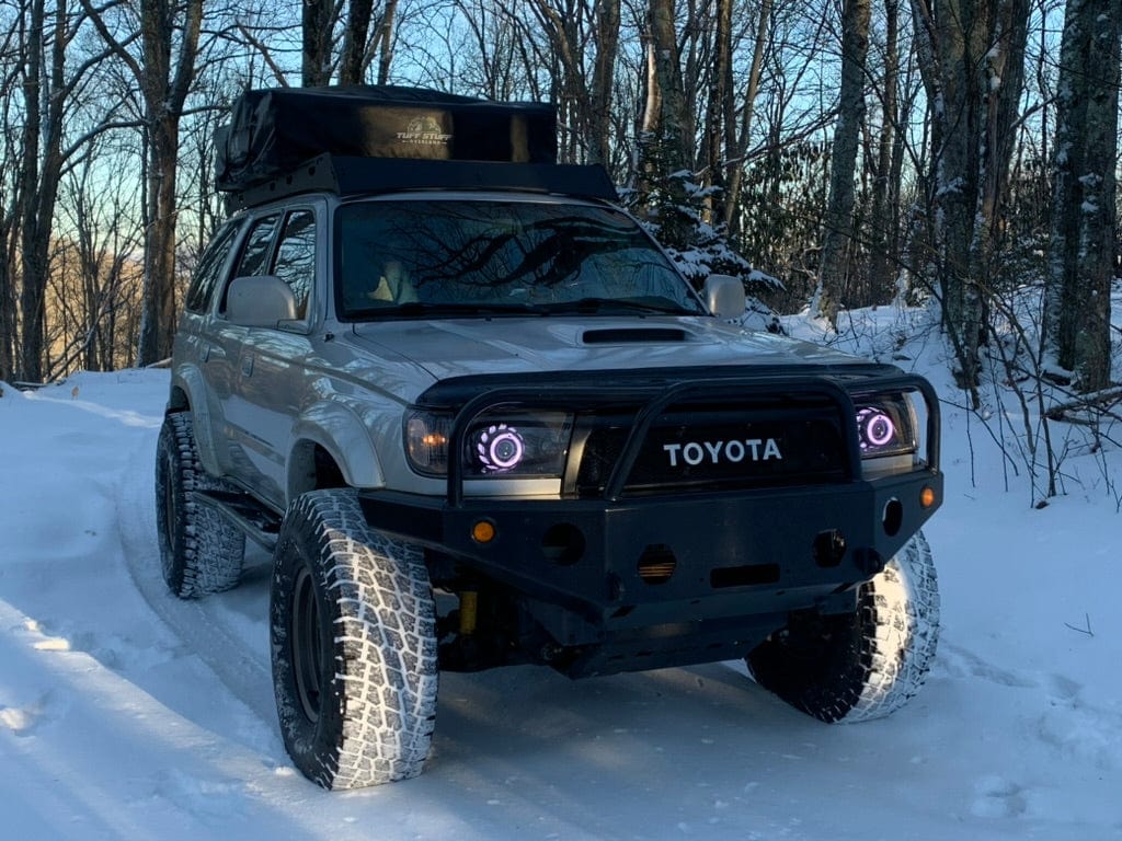 TEQ Customs LLC Headlights Black (+$20) / Front and Rear Halo (+$85) / RGB (Bluetooth Color Changing w/ Turn Signal Function) (+$100) TEQ Customs Turbine Edition Headlights / 96-02 4Runner