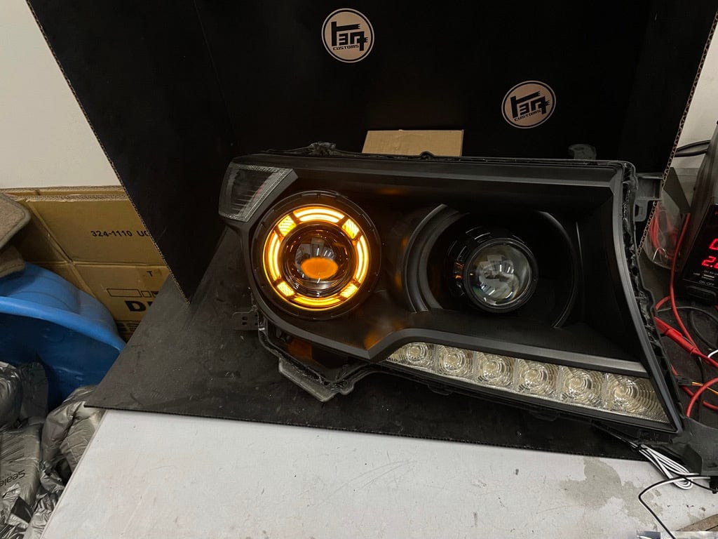 TEQ Customs LLC Headlights Custom Retrofit Headlights / 08-15 Land Cruiser 200 Series