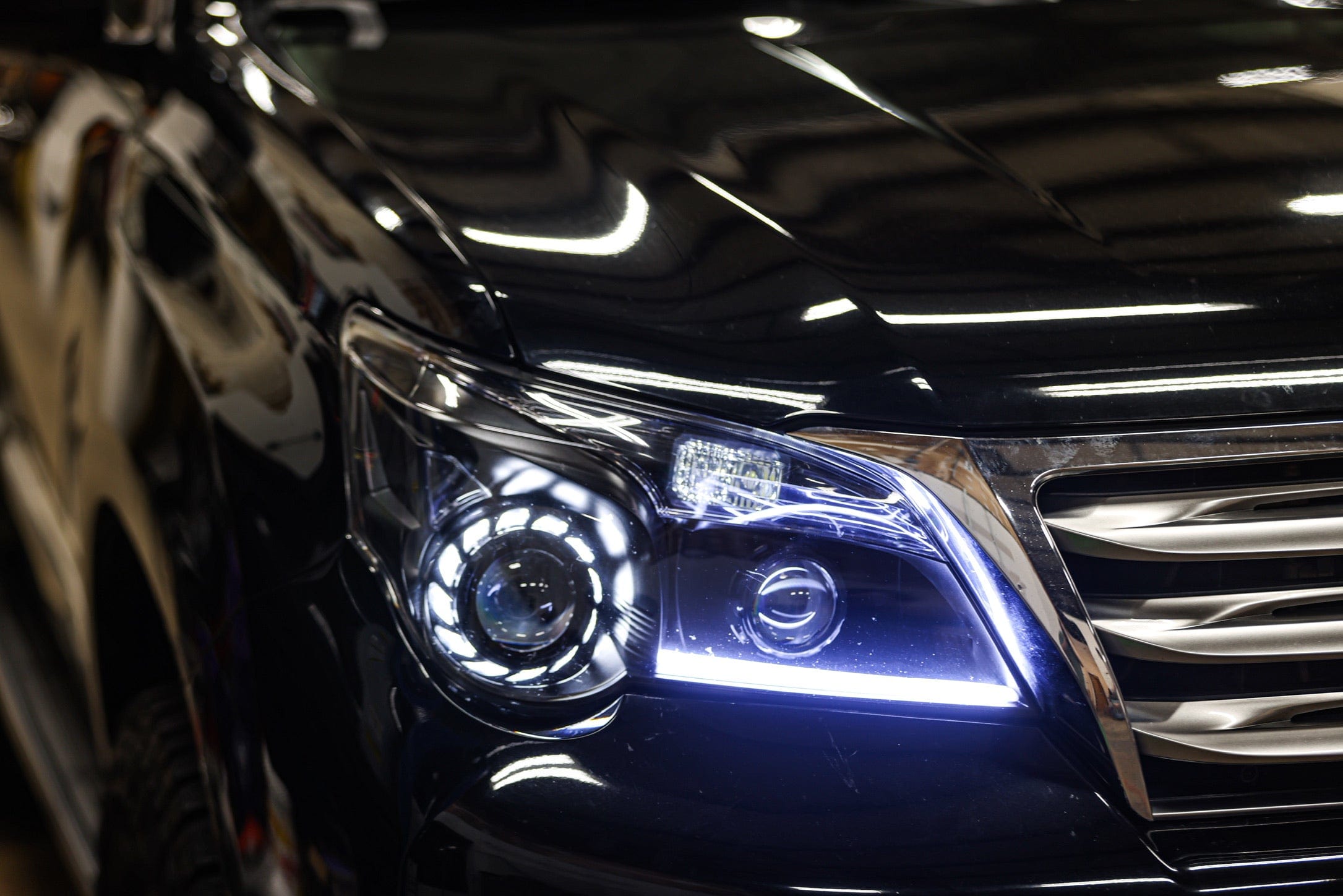 TEQ Customs LLC Headlights Custom Retrofit Headlights / 10-13 Gx460