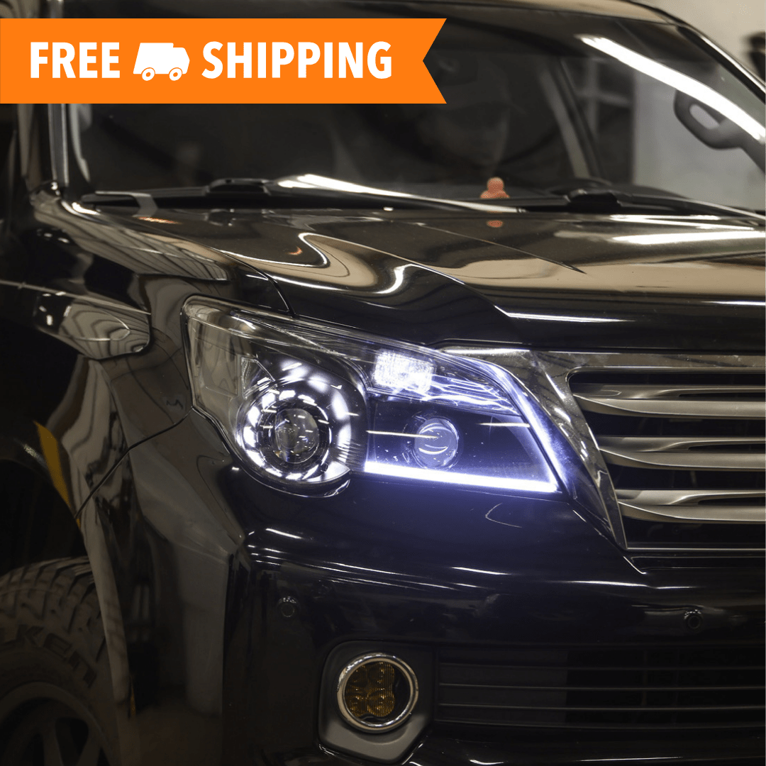 TEQ Customs LLC Headlights Custom Retrofit Headlights / 10-13 Gx460