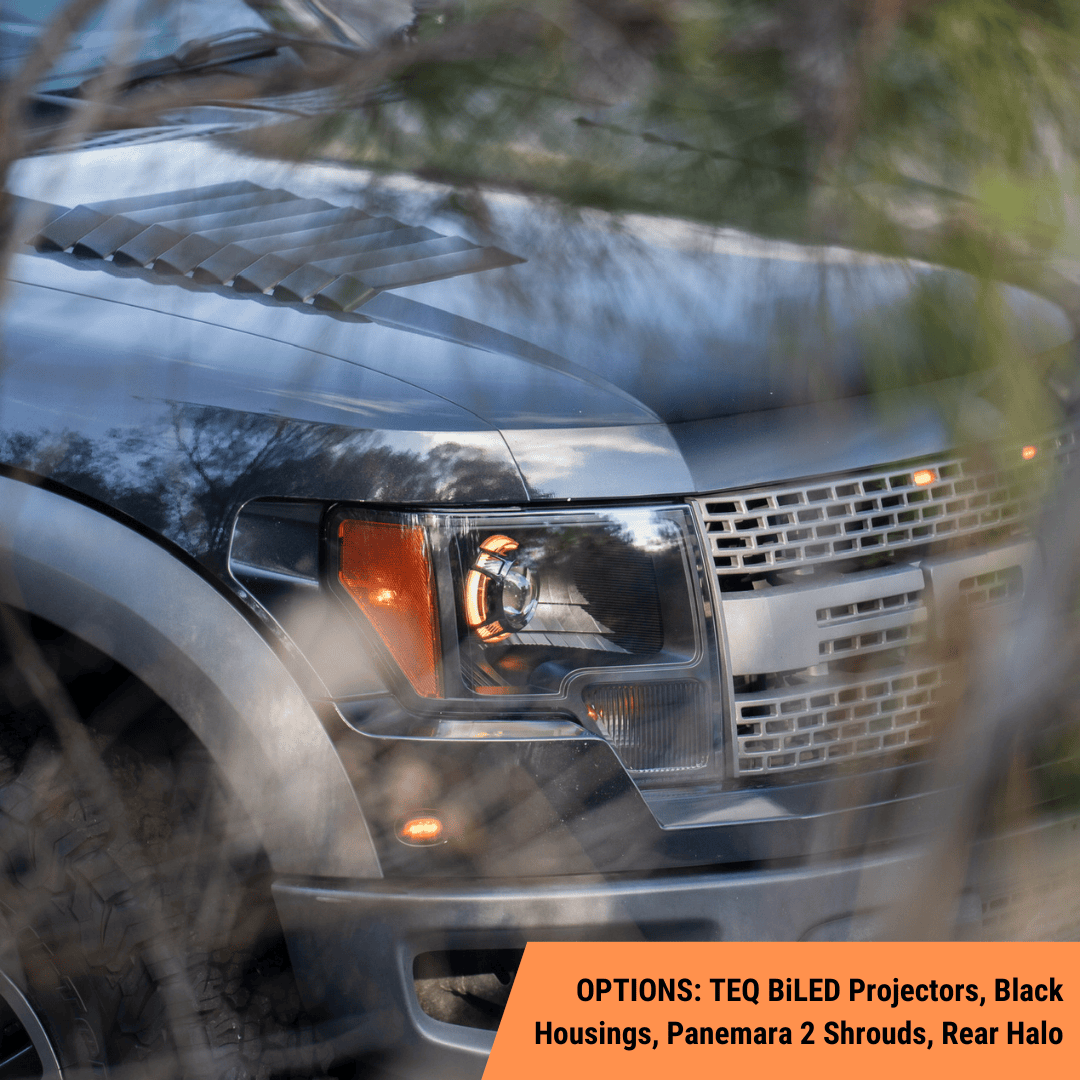 TEQ Customs LLC Headlights Custom Retrofit Headlights / 12th Gen F150 (2009-2014)