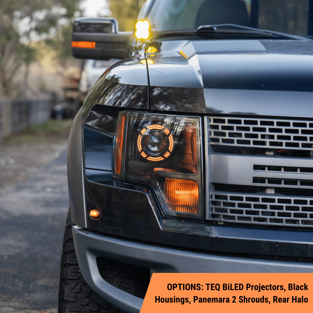 TEQ Customs LLC Headlights Custom Retrofit Headlights / 12th Gen F150 (2009-2014)