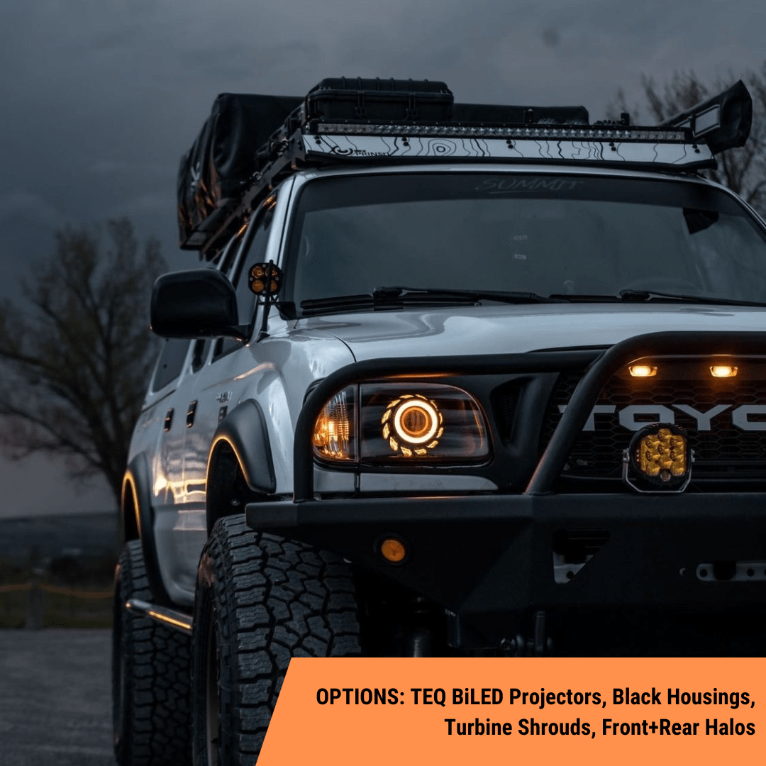 TEQ Customs LLC Headlights Custom Retrofit Headlights / 1st Gen Tacoma (01-04)