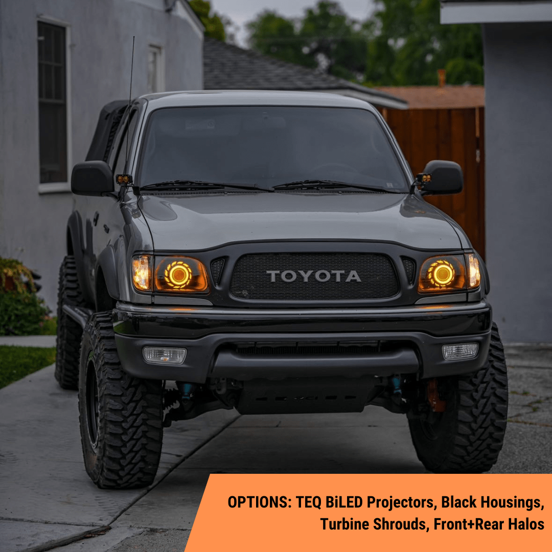 TEQ Customs LLC Headlights Custom Retrofit Headlights / 1st Gen Tacoma (01-04)