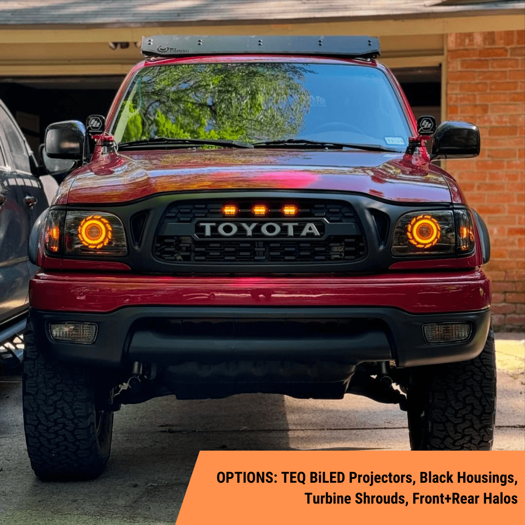 TEQ Customs LLC Headlights Custom Retrofit Headlights / 1st Gen Tacoma (01-04)