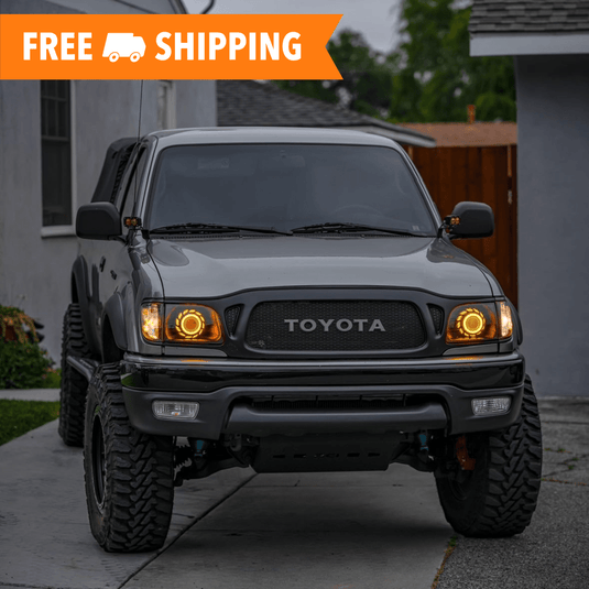 TEQ Customs LLC Headlights Custom Retrofit Headlights / 1st Gen Tacoma (01-04)