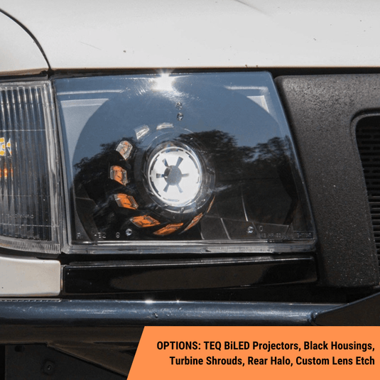 TEQ Customs LLC Headlights Custom Retrofit Headlights / 1st Gen Tacoma (98-00)