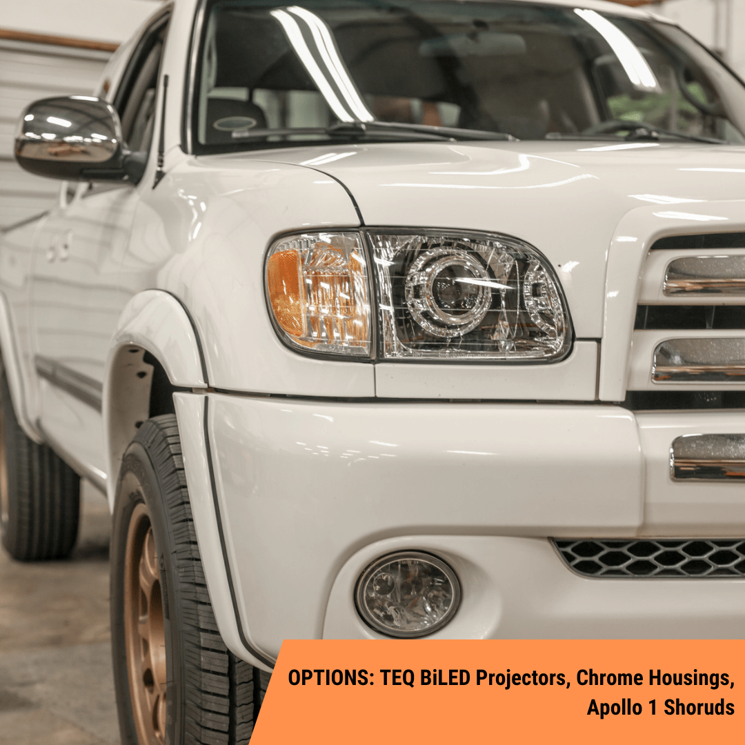 TEQ Customs LLC Headlights Custom Retrofit Headlights / 1st Gen Tundra 00-06