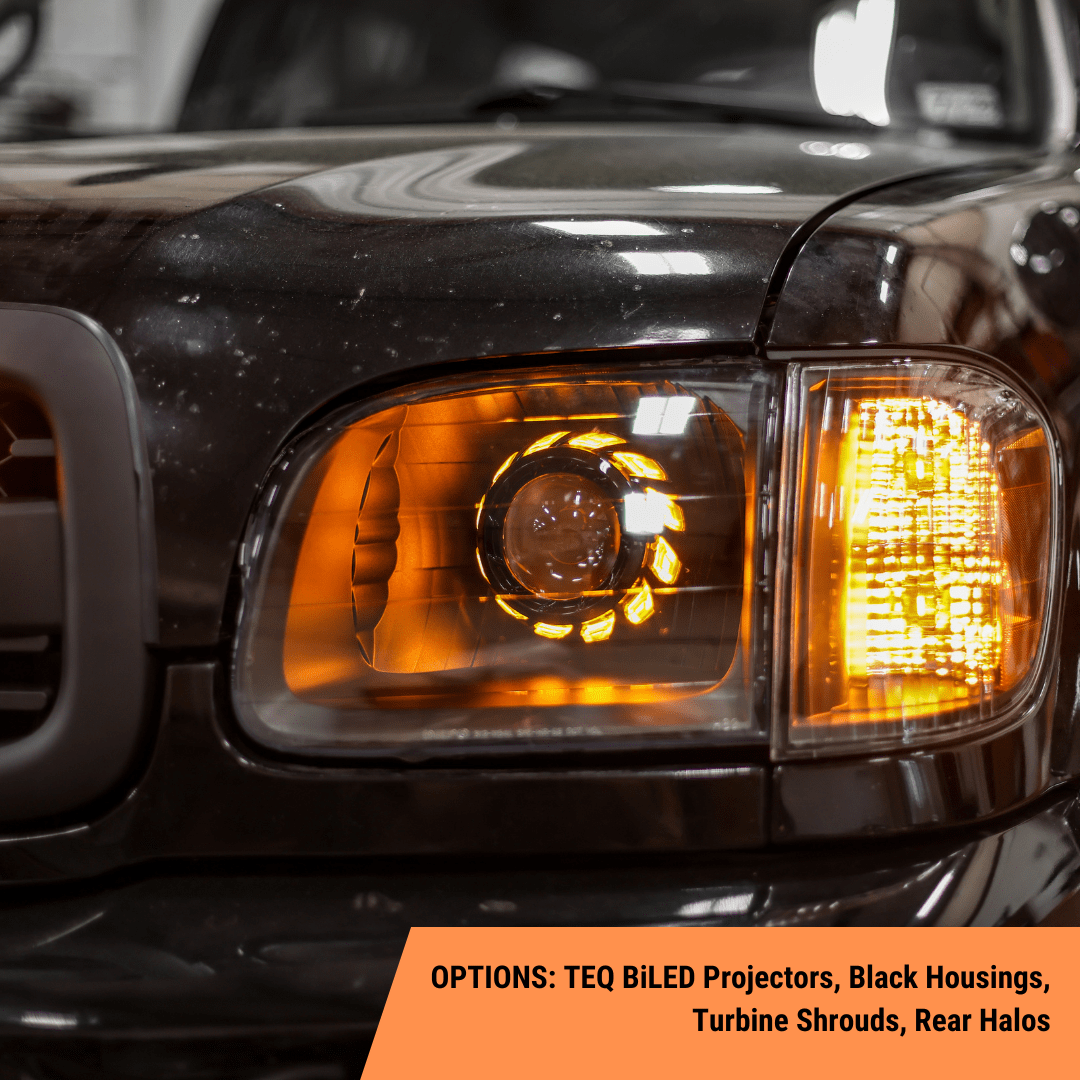 TEQ Customs LLC Headlights Custom Retrofit Headlights / 1st Gen Tundra 00-06