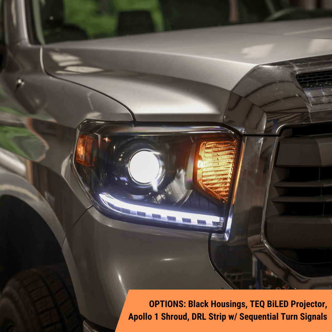 TEQ Customs LLC Headlights Custom Retrofit Headlights / 2014-2021 Tundra