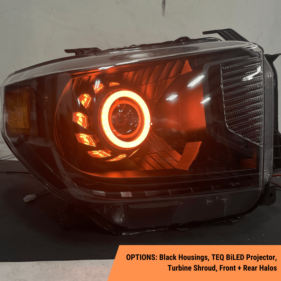 TEQ Customs LLC Headlights Custom Retrofit Headlights / 2014-2021 Tundra
